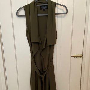 Long drapey vest